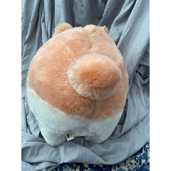 Japanese Japan Kawaii "Bobby Bear 4" plush large 12” Pomeranian round soft dog - Picture 5 of 9